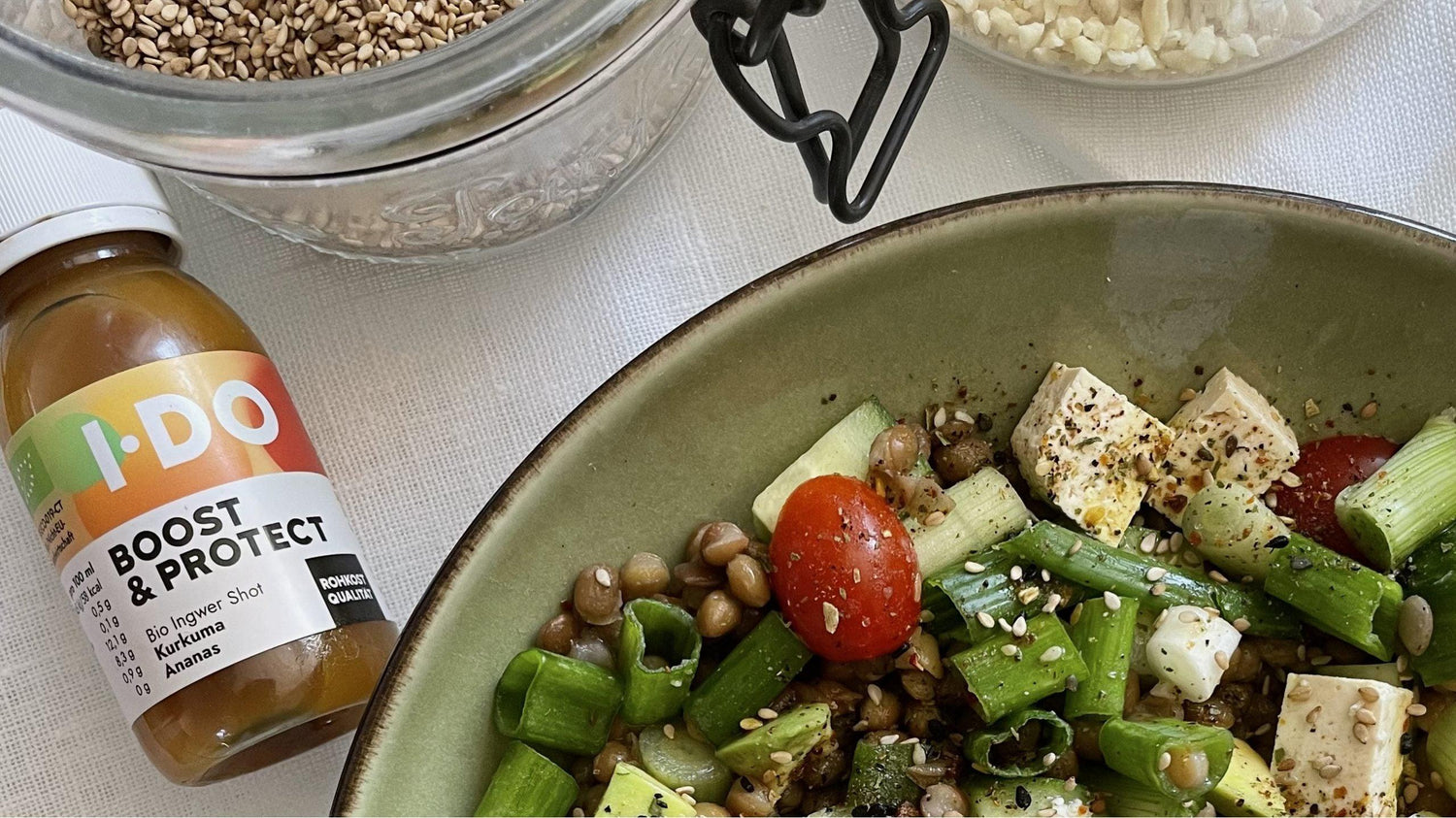 Linsen-Avocado-Salat mit Boost & Protect