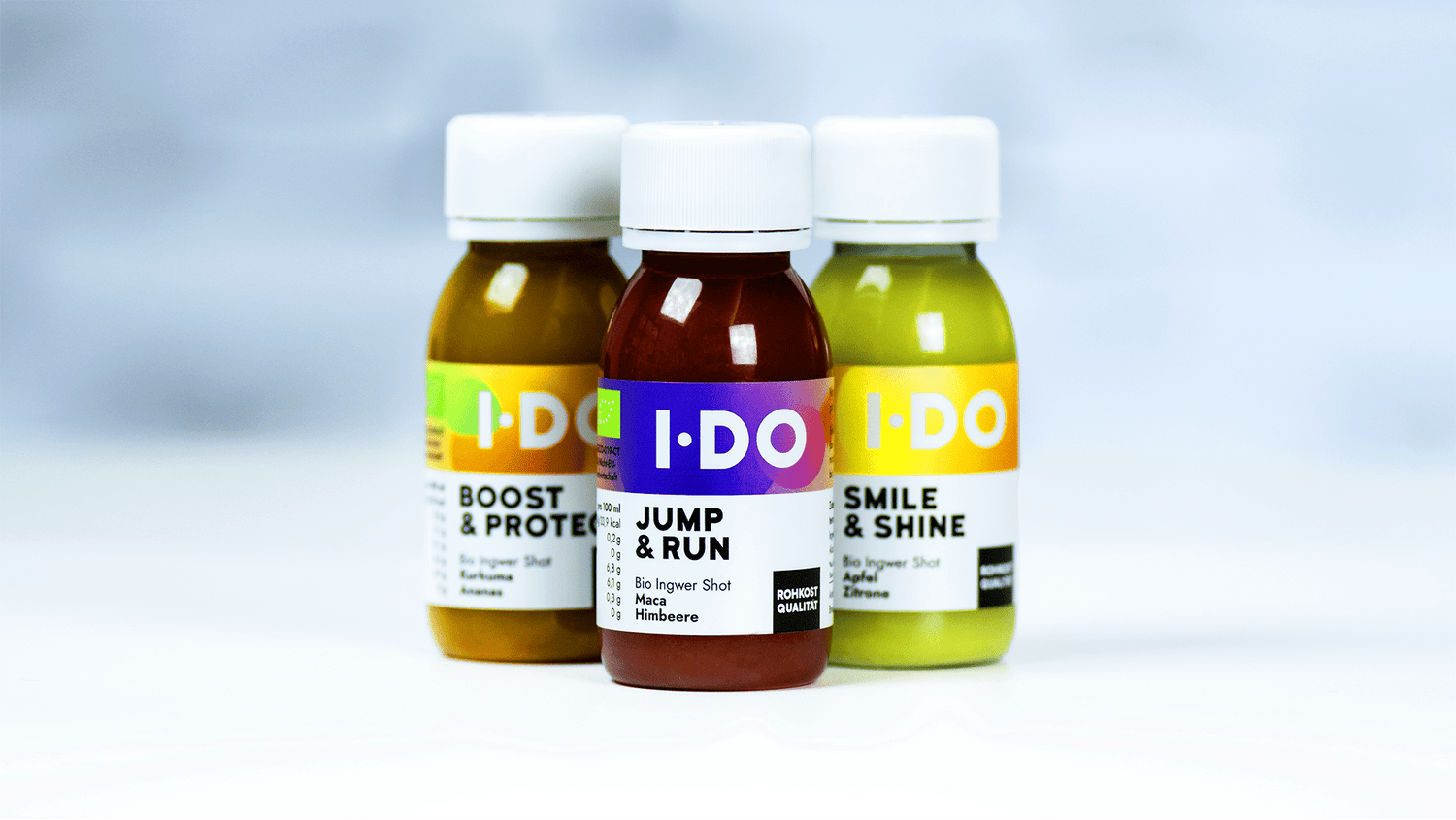 Kaltgepresste Ingwer Shots