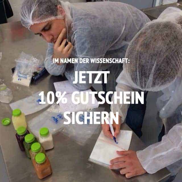 Umfrage Gutschein - Saft und Smoothies