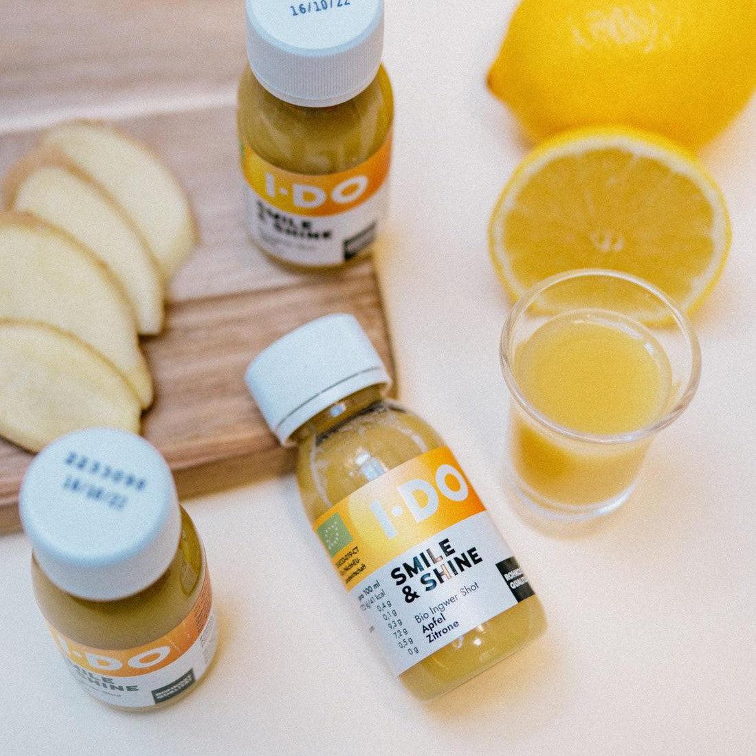 XL Mixed Bio Ingwer Shots Paket - Ingwer Getränk