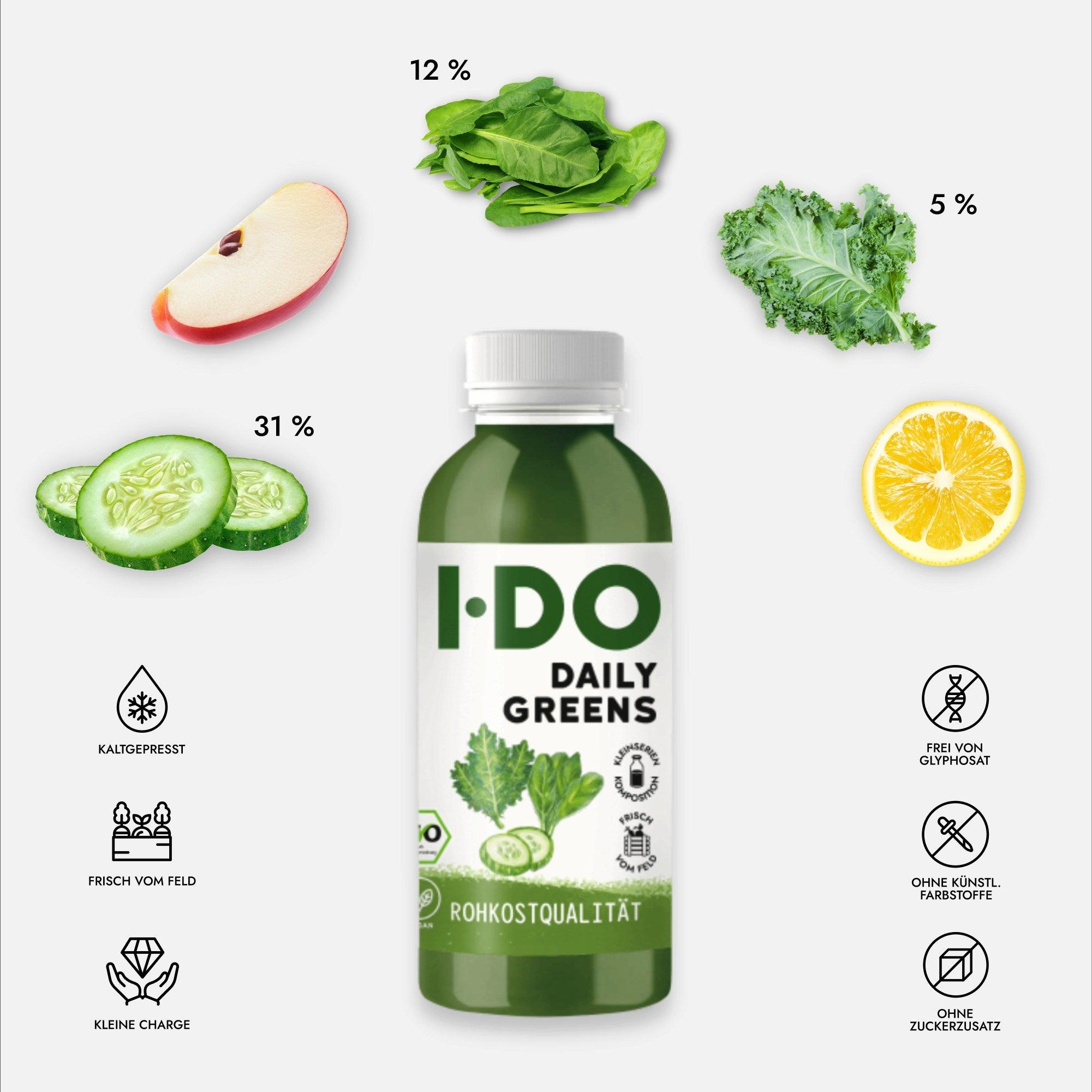 Bio-Säfte zum Saftfasten mit Florian Sauer - Daily Greens