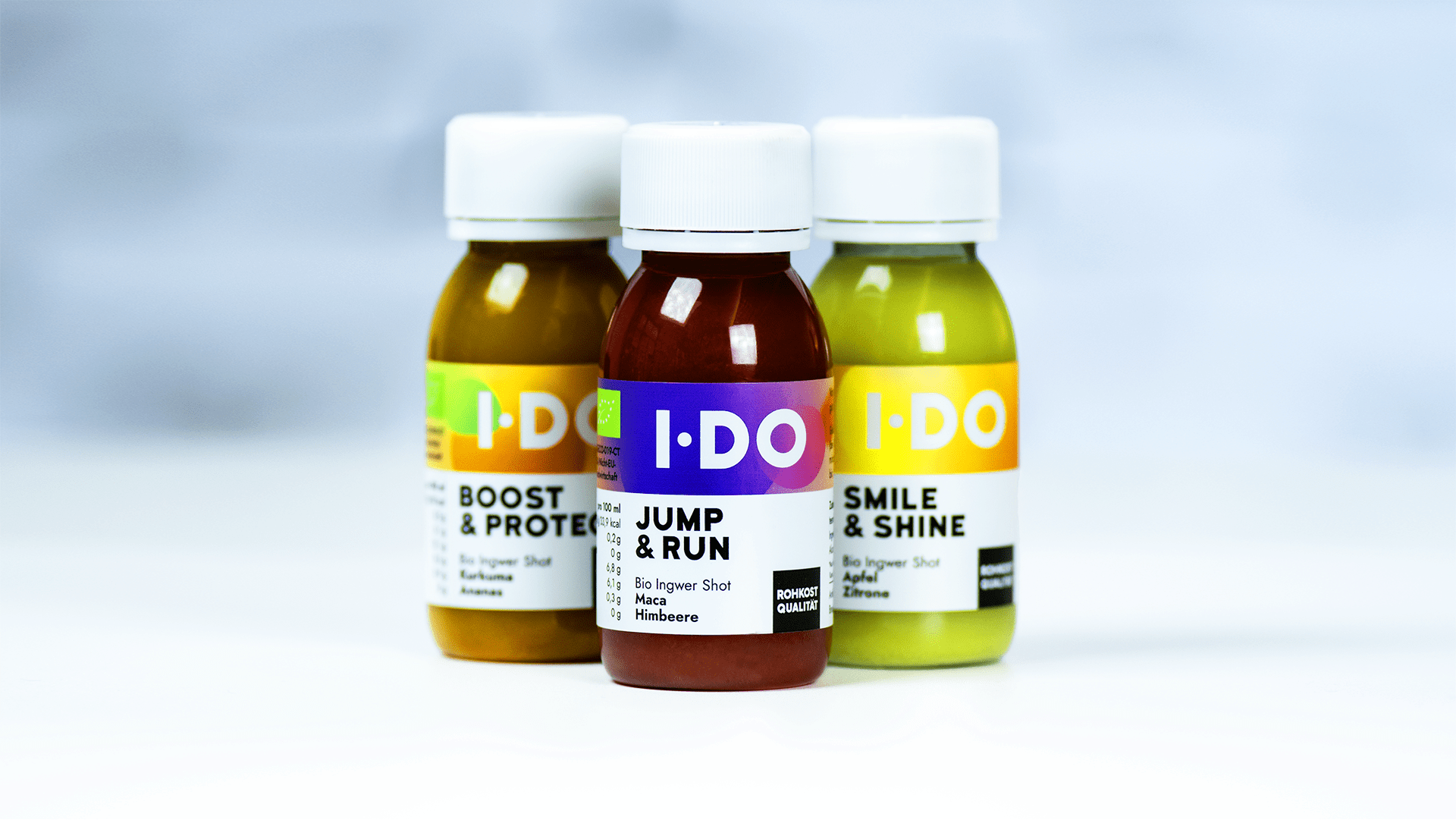 Kaltgepresste Ingwer Shots