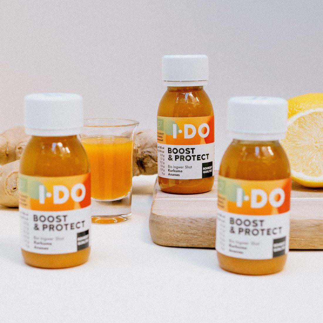 XL Mixed Bio Ingwer Shots Paket - Ingwer Kurkuma Shot
