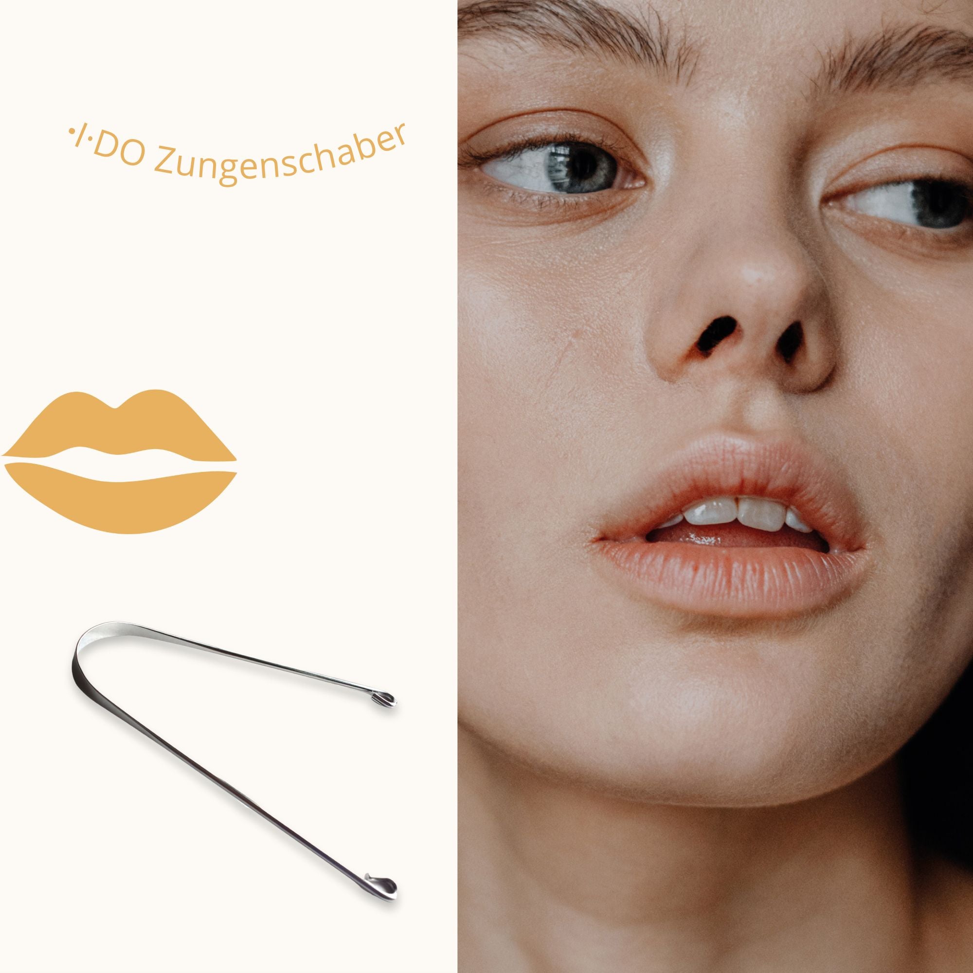 Zungenschaber aus Edelstahl von I·DO