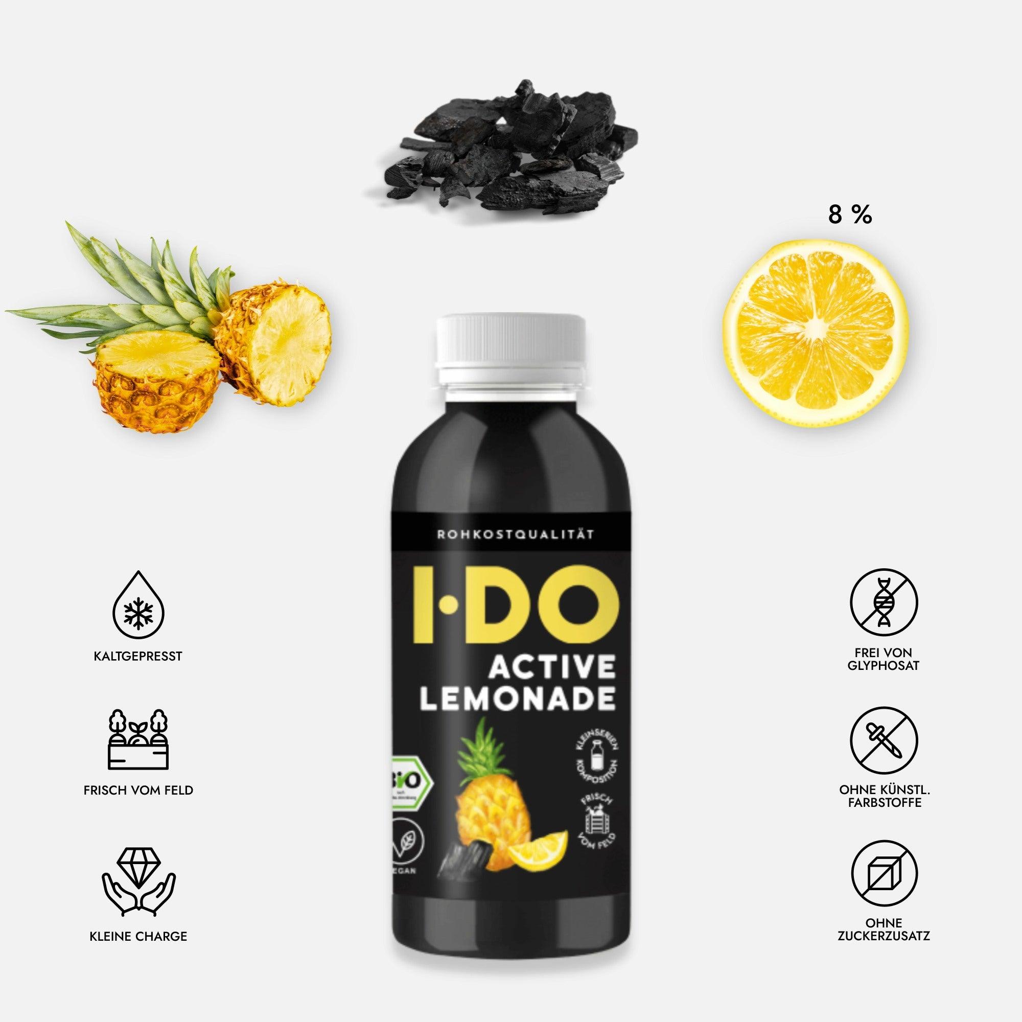 Lemonade Active Active Lemonade Saft | Wellnessdrinks | I·DO Bio