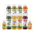 I·DO Bio-Saft-Probierpaket: acht kaltgepresste Bio-Säfte und zwei Bio-Ingwer-Shots, das ganze Sortiment zum Probieren