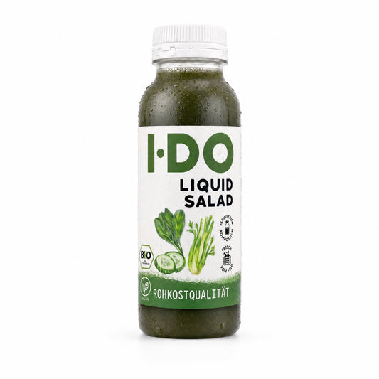 Liquid Salad – kaltgepresster Bio-Saft von I·DO in der 240-ml-Flasche