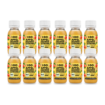 I·DO NaturKraft 12-day shot ritual: twelve organic ginger shots with apple, ginger and lemon