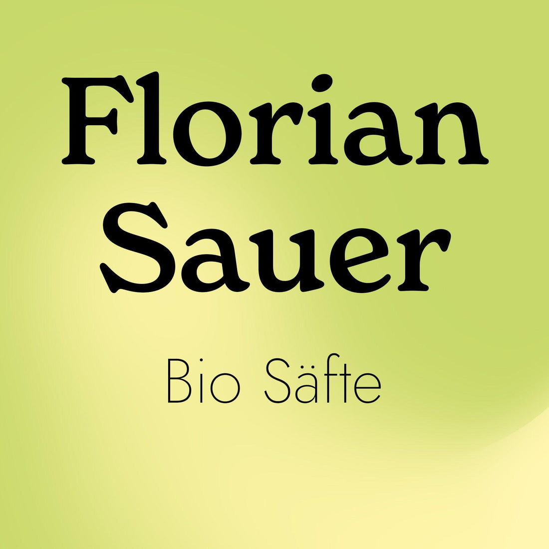 Organic juices for juice fasting with Florian Sauer